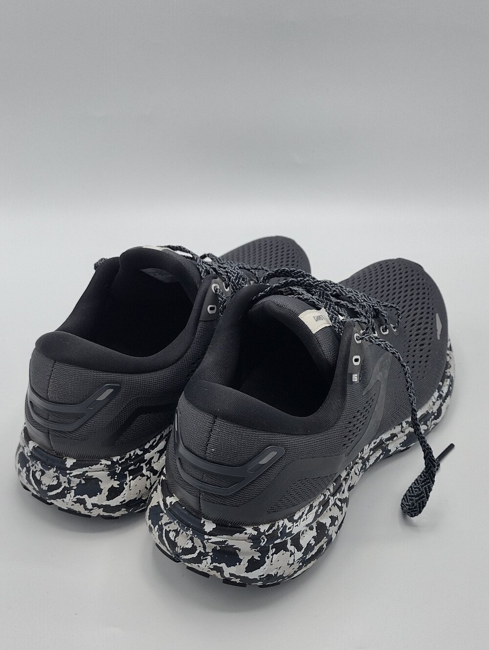 Brooks Ghost 15 Women's Size 9 B Black Grey, Camo Running Jogging Walking Shoes - Picture 3 of 10